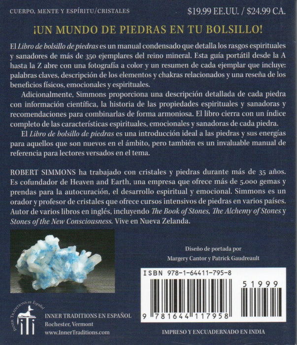 Libro de bolsillo de Piedras