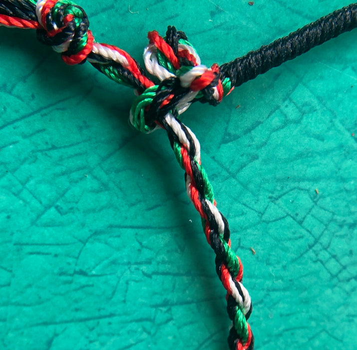 Lucky Bracelet - Pulsera de Protección Tibetana verde, blanca y roja