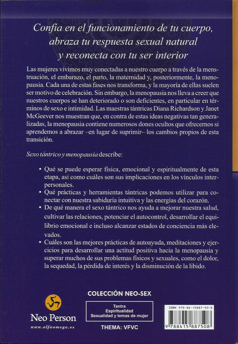 Sexo Tántrico y Menopausia   Prácticas para la Activación Sexual y Espiritual