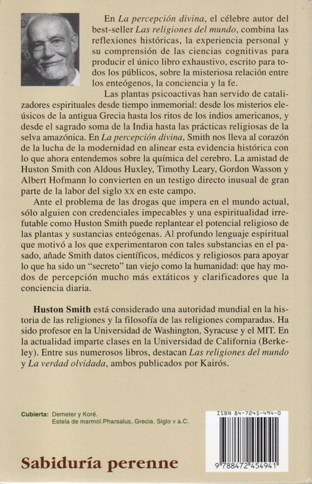 La Percepción Divina El Significado Religioso De Las Substancias Enteógenas