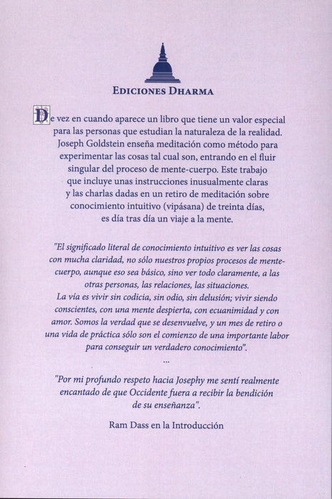 La Experiencia del Conocimiento Intuitivo