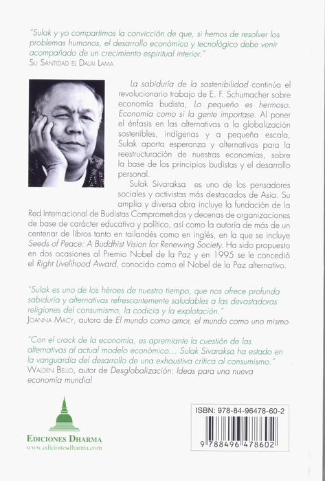 La Sabiduría de la Sostenibilidad   Economía Budista para el Siglo XXI