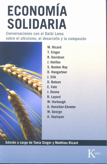 Economía Solidaria   Conversaciones con el Dalai Lama