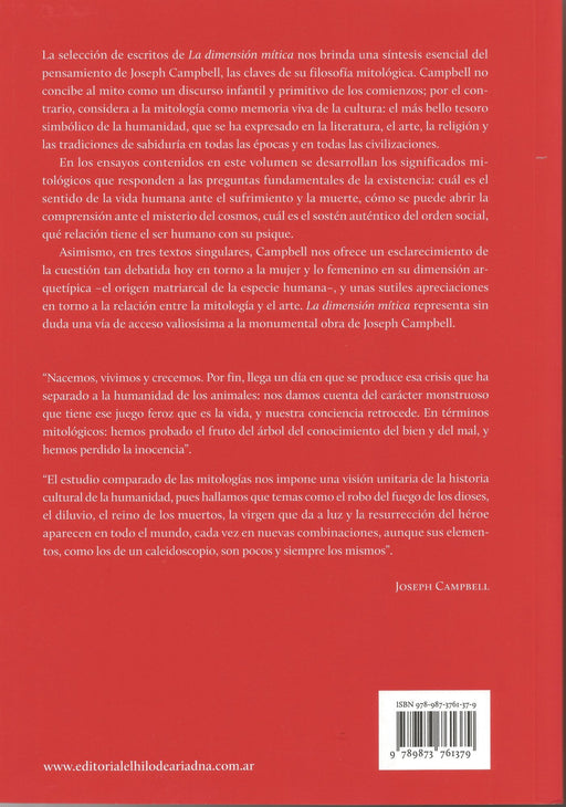 La dimensión mítica.  Ensayos selectos 1959-1987 - NALANDA | Tu motor de búsqueda interna