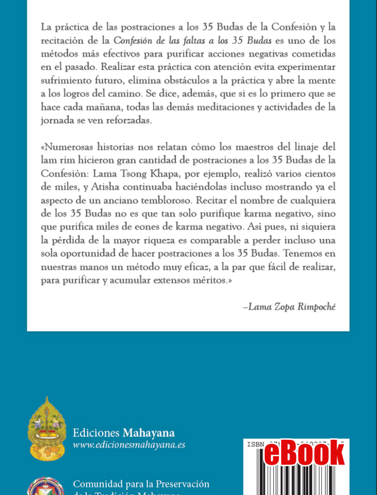 Postraciones A Los 35 Budas De La Confesión